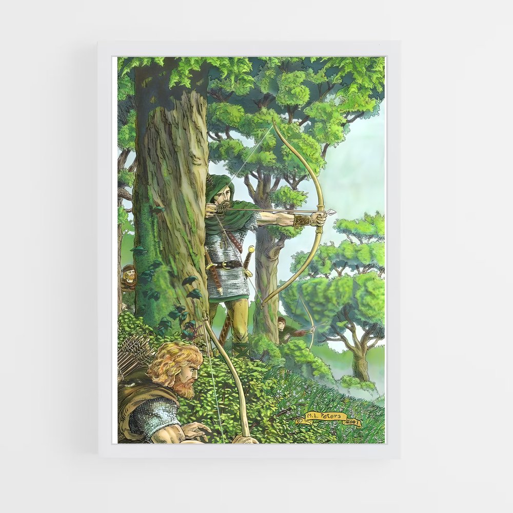 Poster L'Archer des Bois – affiche Tir à l’arc (vue 3)